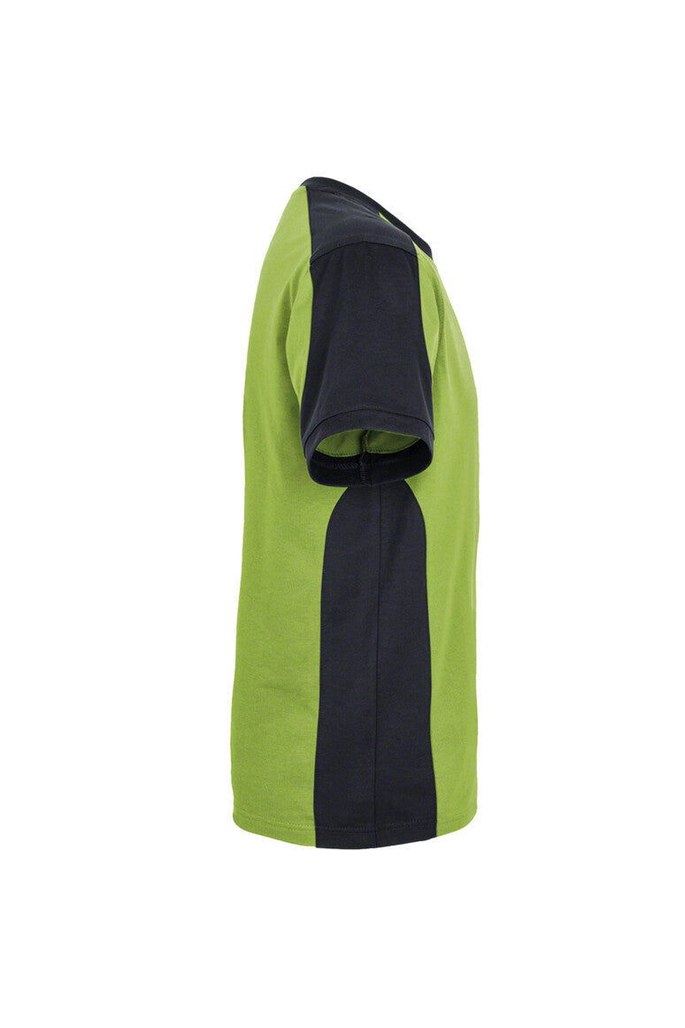 HAKRO T-Shirt Contrast MIKRALINAR® - Kiwi/anthrazit - 4