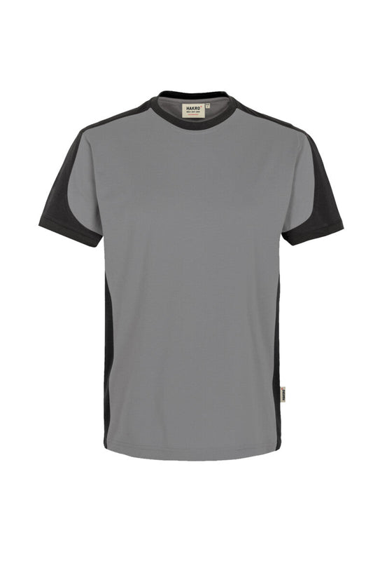 HAKRO T-Shirt Contrast MIKRALINAR® - Titan/anthrazit - 1