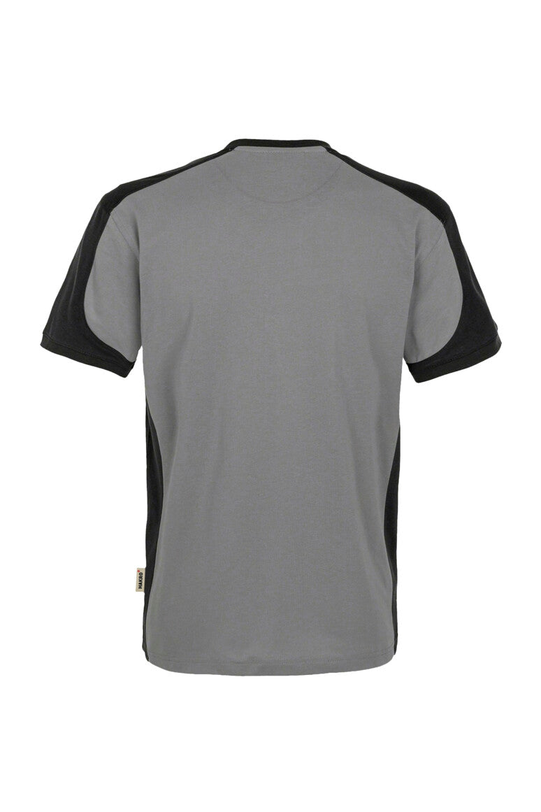 HAKRO T-Shirt Contrast MIKRALINAR® - Titan/anthrazit - 3