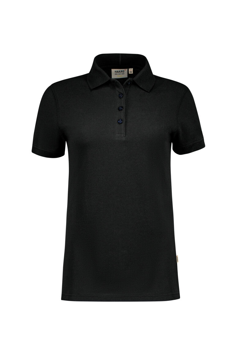 HAKRO Damen Poloshirt Bio-Baumwolle - Schwarz - 1