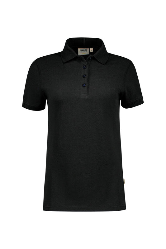 HAKRO Damen Poloshirt Bio-Baumwolle - Schwarz - 1