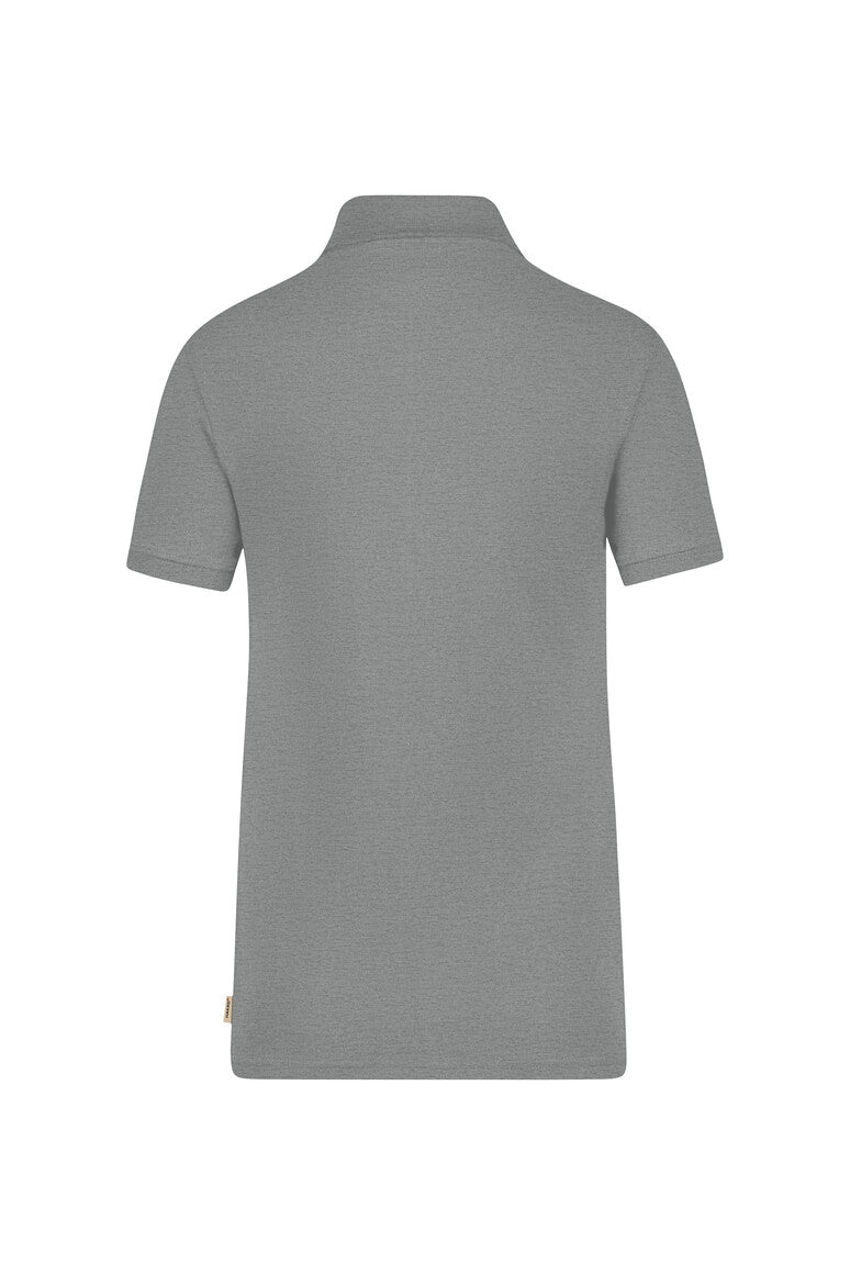 HAKRO Damen Poloshirt Bio-Baumwolle - Grau meliert - 3