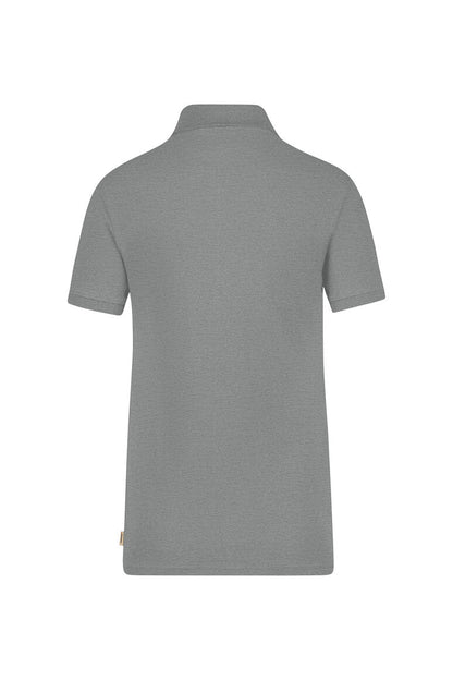 HAKRO Damen Poloshirt Bio-Baumwolle - Grau meliert - 3
