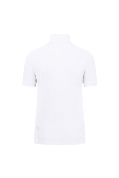 HAKRO Damen Zip-Shirt Piqué MIKRALINAR® ECO - Weiß - 3