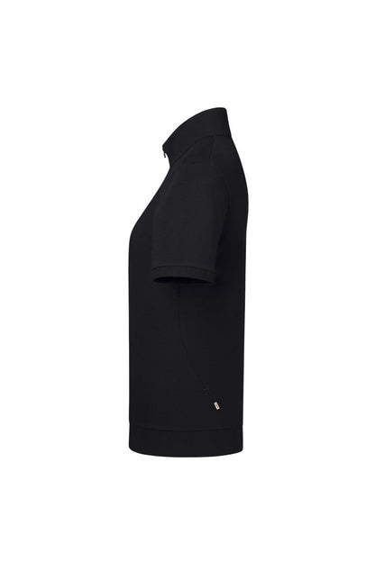 HAKRO Damen Zip-Shirt Piqué MIKRALINAR® ECO - Schwarz - 2