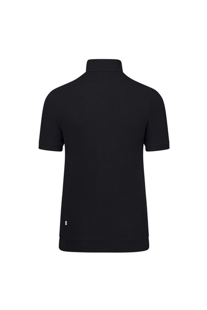 HAKRO Damen Zip-Shirt Piqué MIKRALINAR® ECO - Schwarz - 3