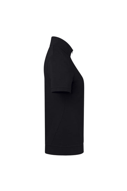 HAKRO Damen Zip-Shirt Piqué MIKRALINAR® ECO - Schwarz - 4