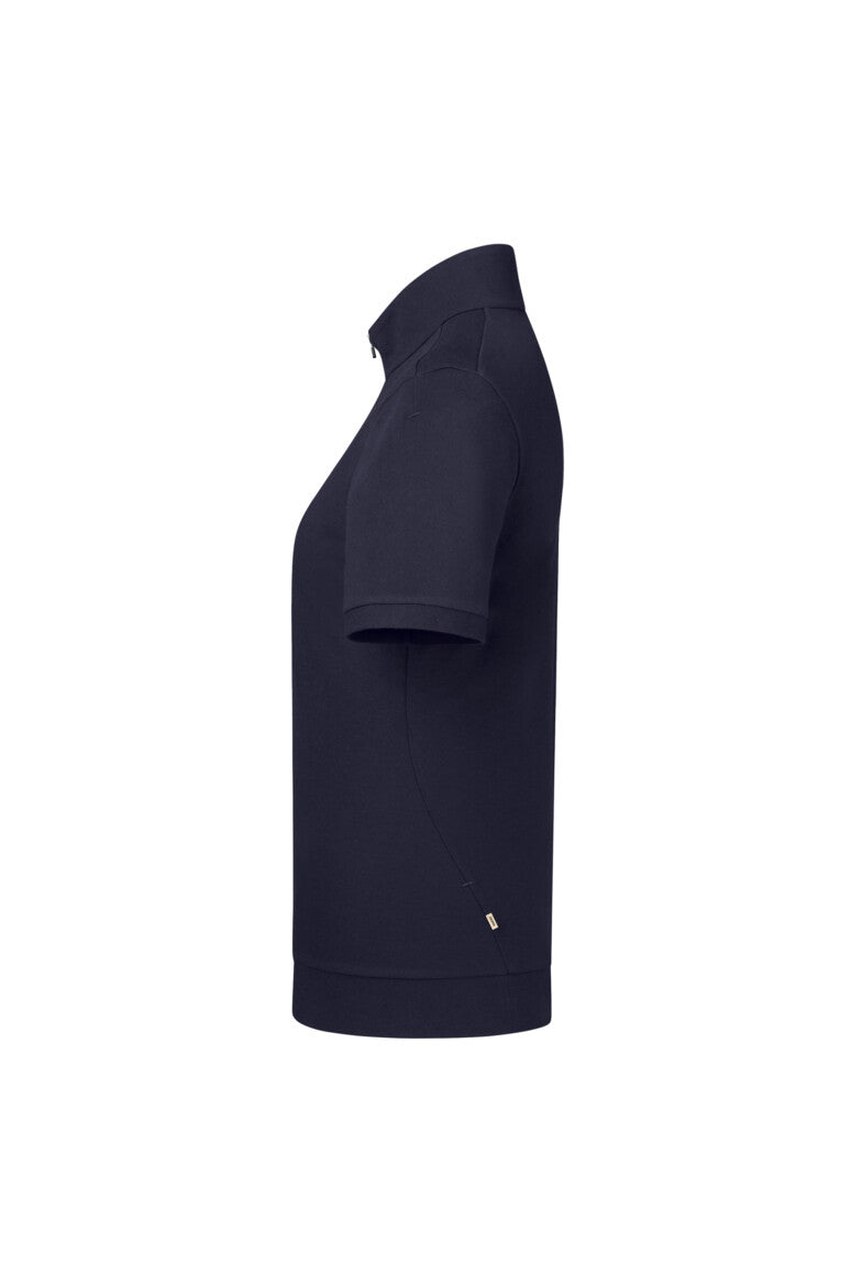 HAKRO Damen Zip-Shirt Piqué MIKRALINAR® ECO - Tinte - 2