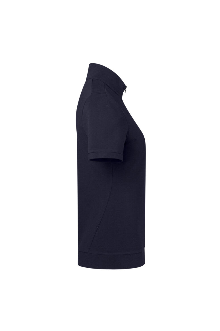 HAKRO Damen Zip-Shirt Piqué MIKRALINAR® ECO - Tinte - 4