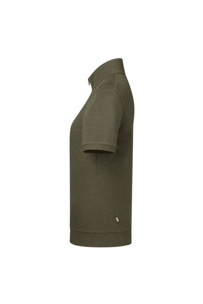 HAKRO Damen Zip-Shirt Piqué MIKRALINAR® ECO - Olive - 2