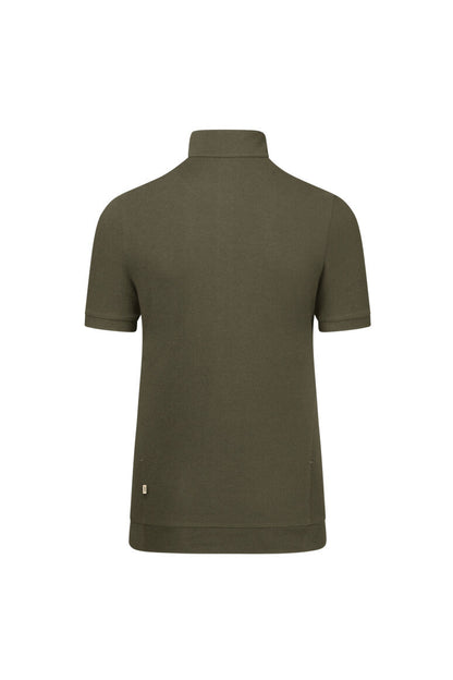 HAKRO Damen Zip-Shirt Piqué MIKRALINAR® ECO - Olive - 3