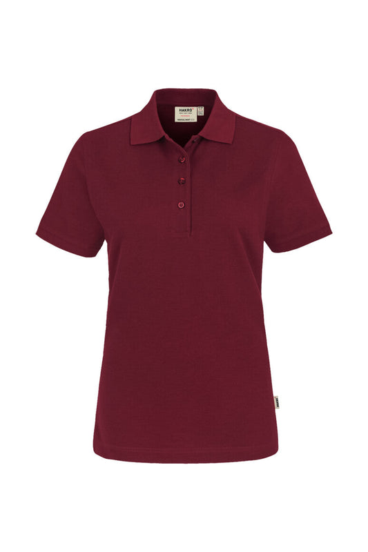 HAKRO Damen Poloshirt MIKRALINAR® ECO - Weinrot - 1