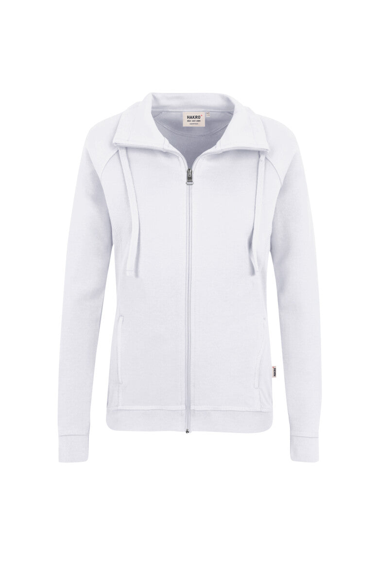 HAKRO Damen Sweatjacke Premium - Weiß - 1