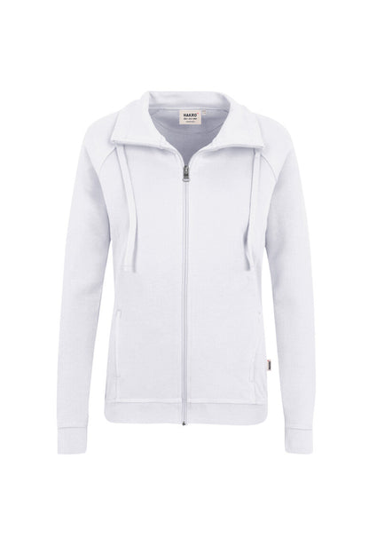 HAKRO Damen Sweatjacke Premium - Weiß - 1