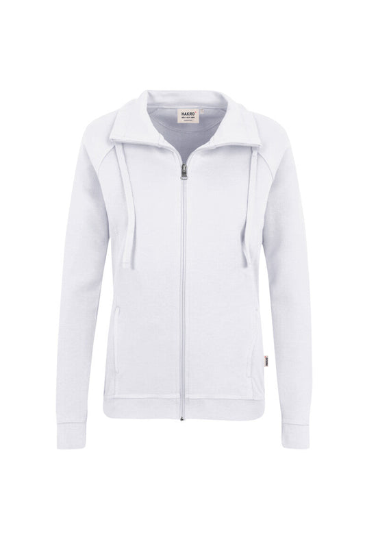 HAKRO Damen Sweatjacke Premium - Weiß - 1