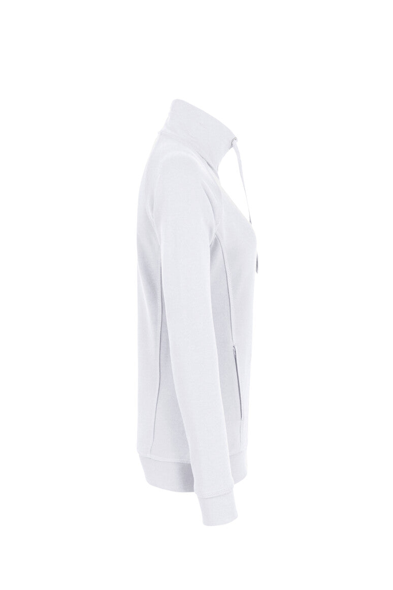 HAKRO Damen Sweatjacke Premium - Weiß - 4