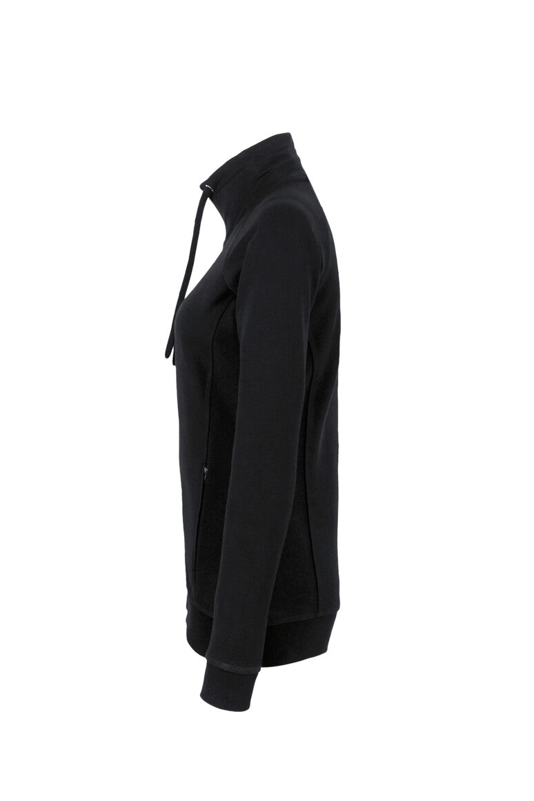 HAKRO Damen Sweatjacke Premium - Schwarz - 2