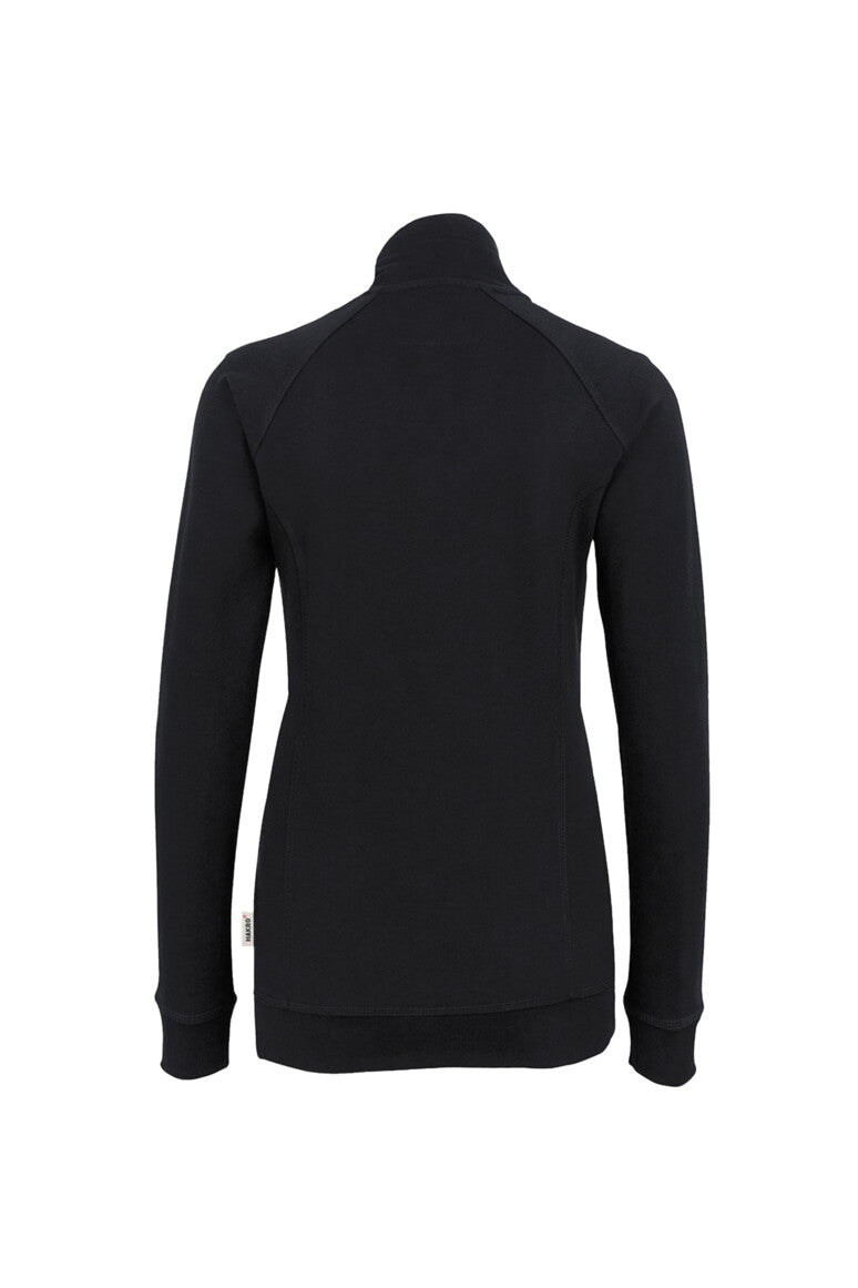 HAKRO Damen Sweatjacke Premium - Schwarz - 3