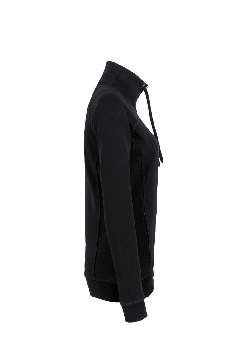 HAKRO Damen Sweatjacke Premium - Schwarz - 4