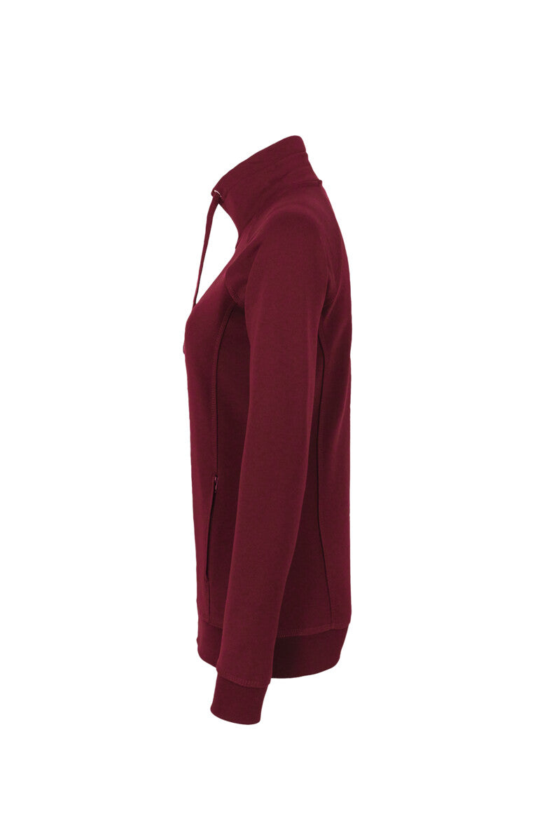 HAKRO Damen Sweatjacke Premium - Weinrot - 2
