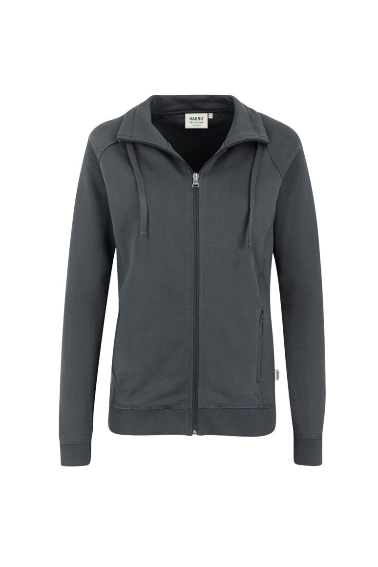 HAKRO Damen Sweatjacke Premium - Anthrazit - 1