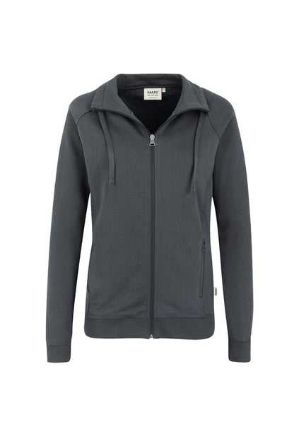 HAKRO Damen Sweatjacke Premium - Anthrazit - 1