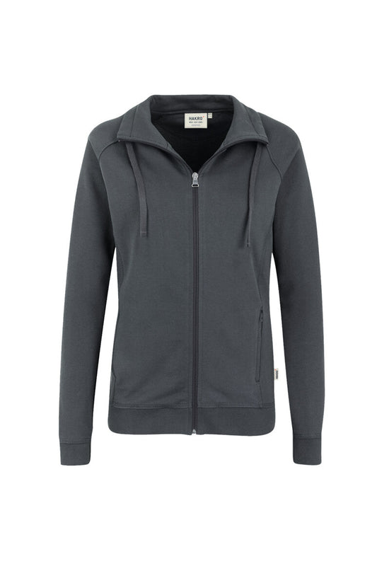 HAKRO Damen Sweatjacke Premium - Anthrazit - 1
