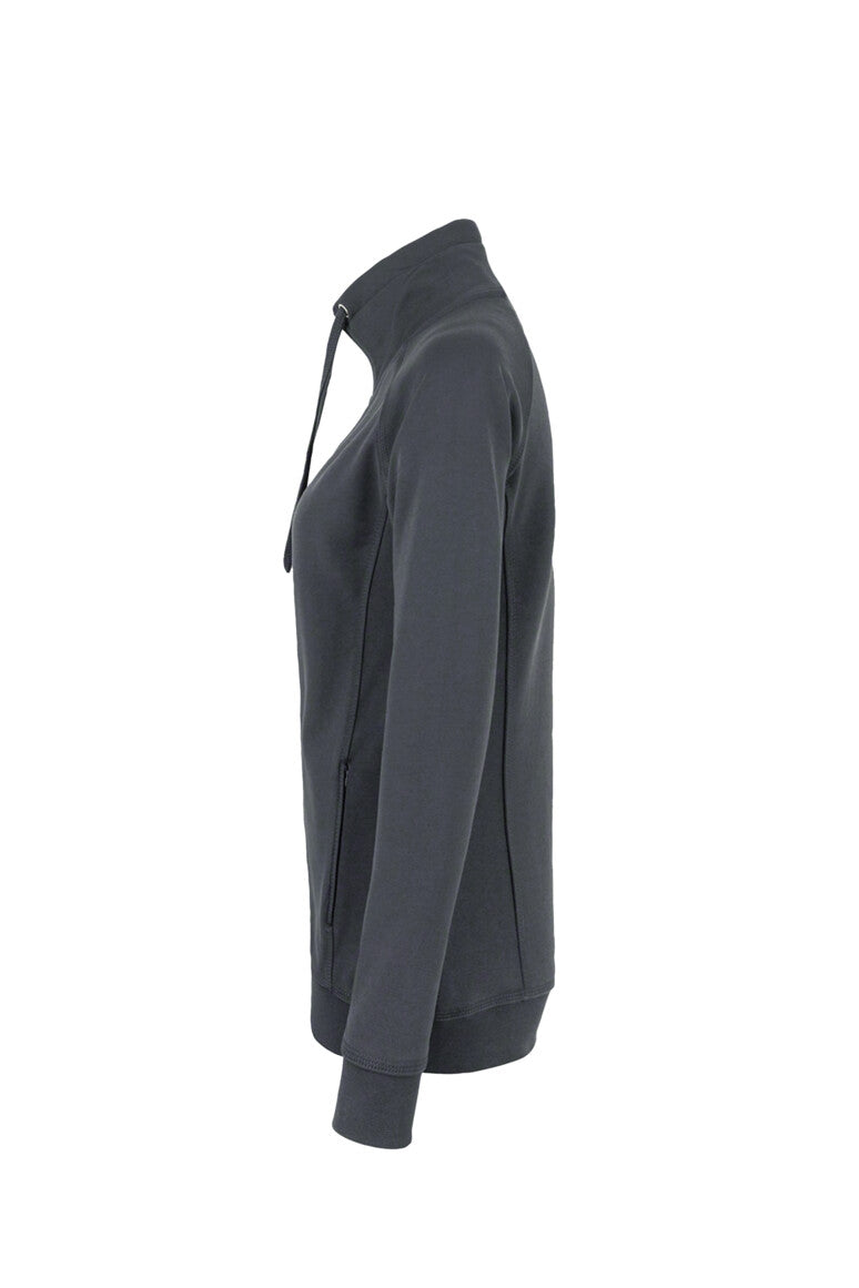 HAKRO Damen Sweatjacke Premium - Anthrazit - 2