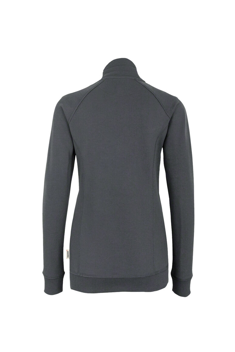 HAKRO Damen Sweatjacke Premium - Anthrazit - 3