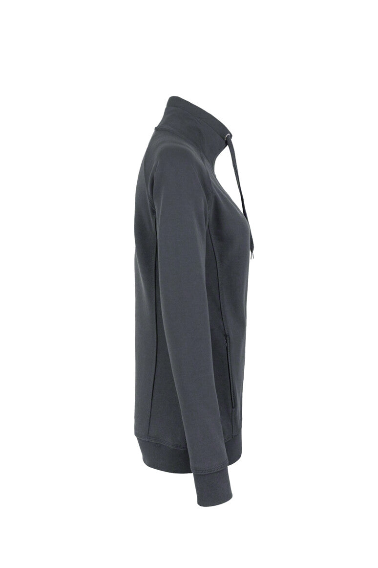 HAKRO Damen Sweatjacke Premium - Anthrazit - 4