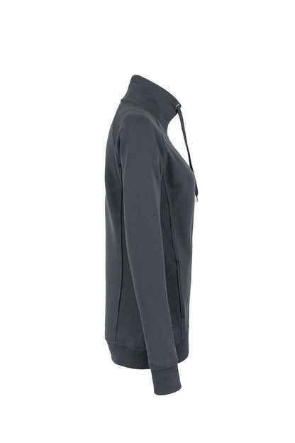 HAKRO Damen Sweatjacke Premium - Anthrazit - 4