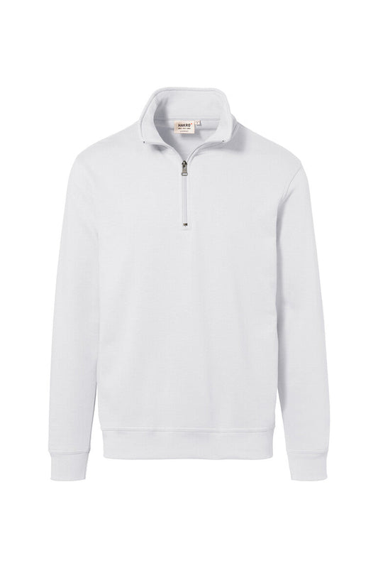 HAKRO Zip-Sweatshirt Premium - Weiß - 1