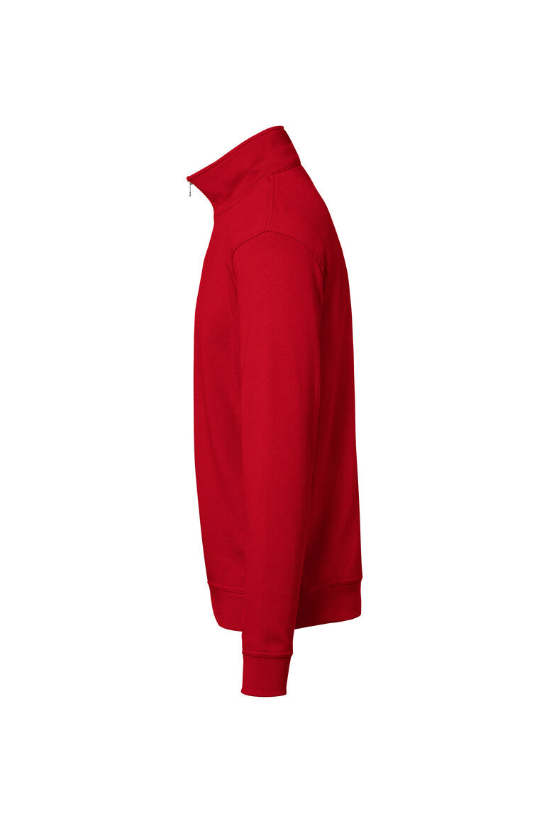 HAKRO Zip-Sweatshirt Premium - Rot - 2