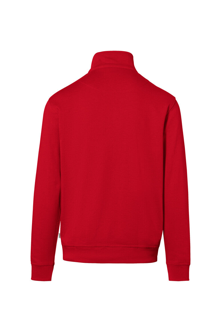 HAKRO Zip-Sweatshirt Premium - Rot - 3