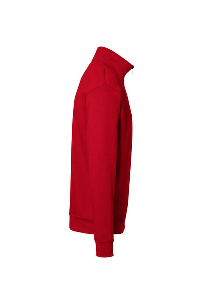 HAKRO Zip-Sweatshirt Premium - Rot - 4