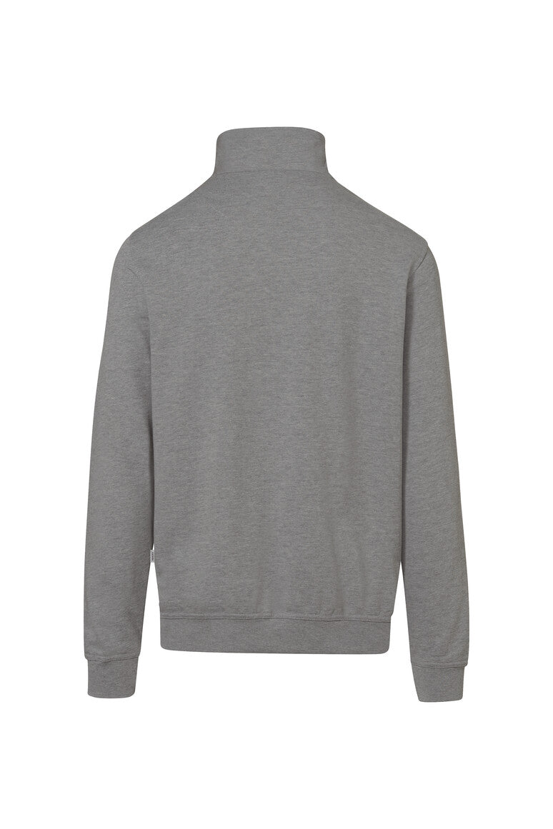 HAKRO Zip-Sweatshirt Premium - Grau meliert - 3