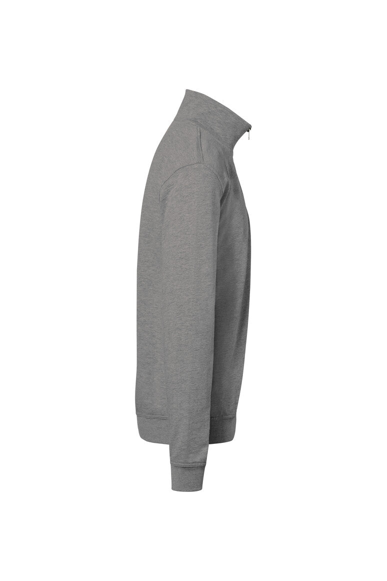 HAKRO Zip-Sweatshirt Premium - Grau meliert - 4