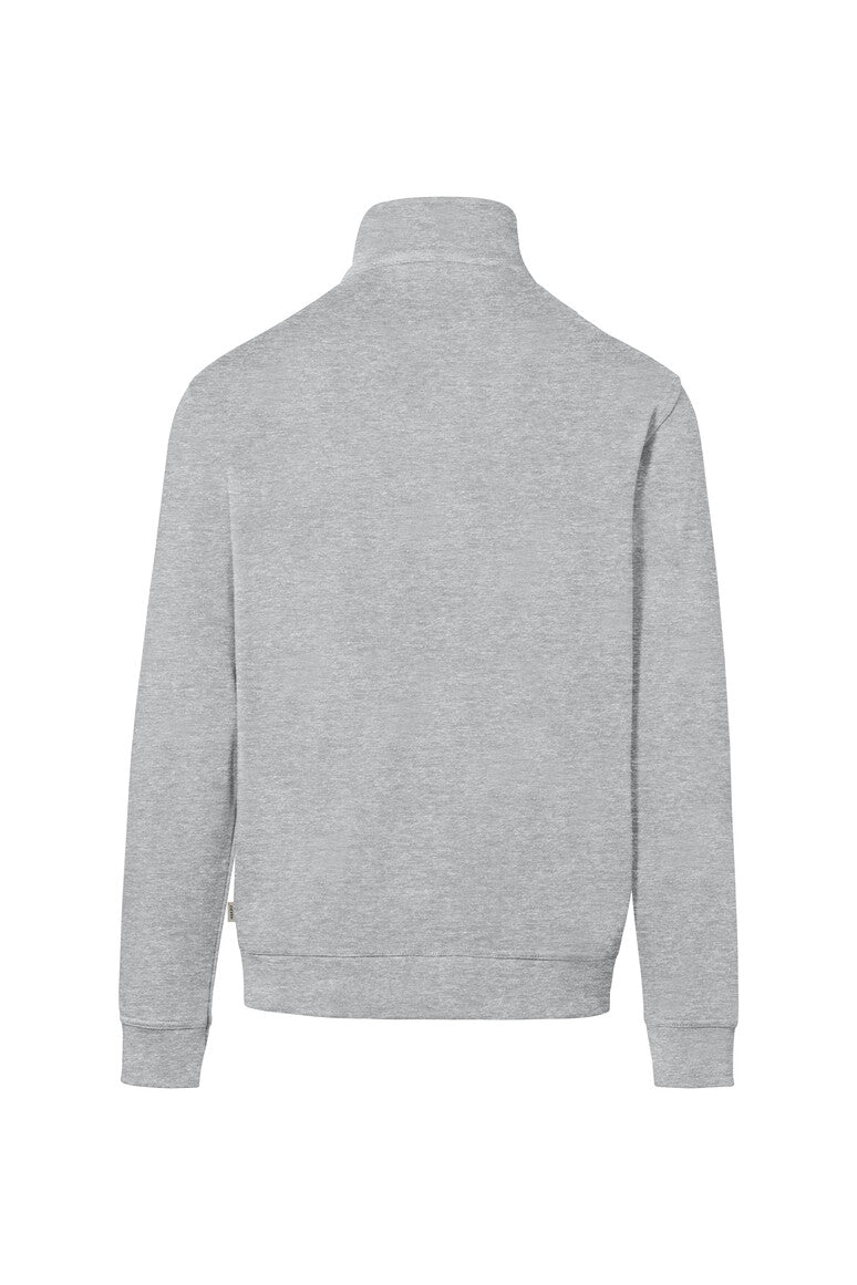 HAKRO Zip-Sweatshirt Premium - Ash meliert - 3