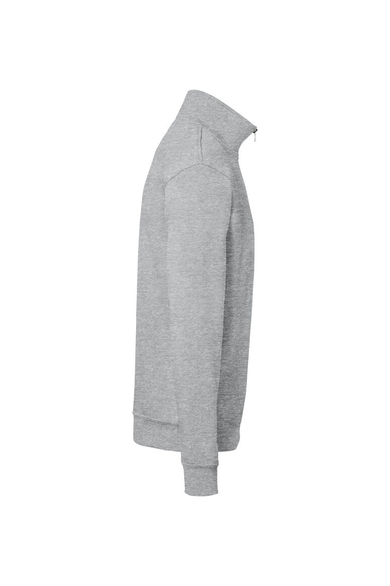 HAKRO Zip-Sweatshirt Premium - Ash meliert - 4