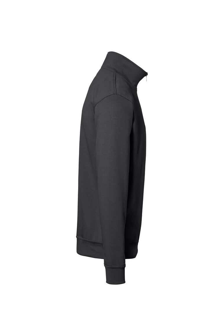 HAKRO Zip-Sweatshirt Premium - Karbongrau - 4