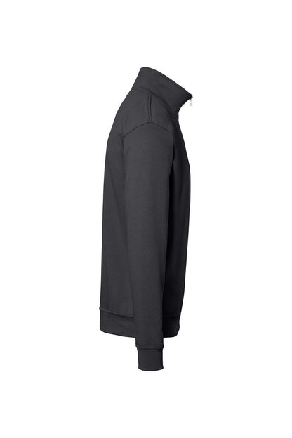 HAKRO Zip-Sweatshirt Premium - Karbongrau - 4