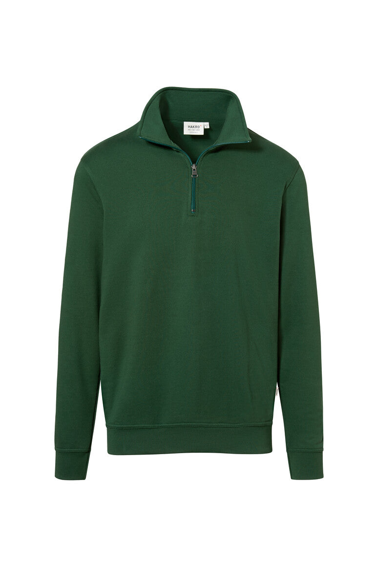 HAKRO Zip-Sweatshirt Premium - Tanne - 1