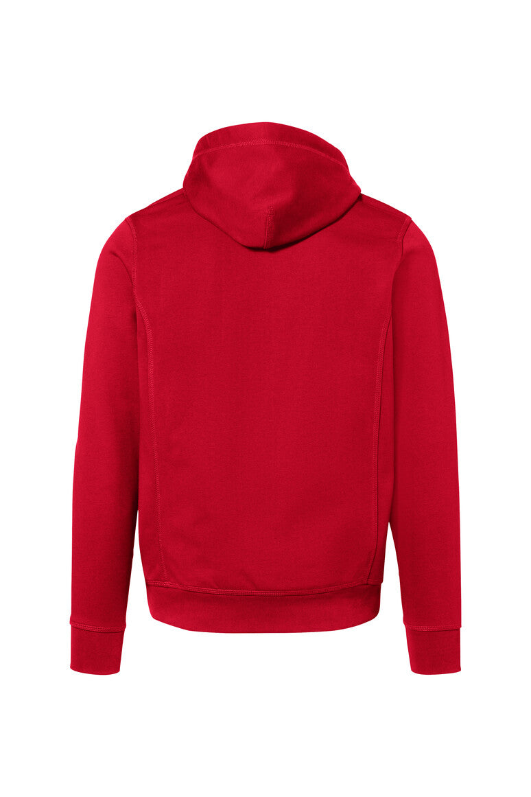 HAKRO Kapuzenjacke Bonded ECO - Rot/silber - 3