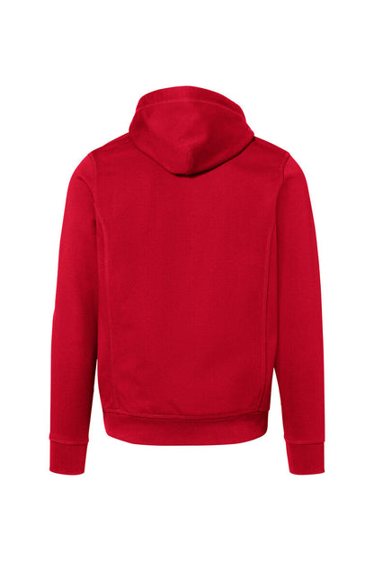 HAKRO Kapuzenjacke Bonded ECO - Rot/silber - 3