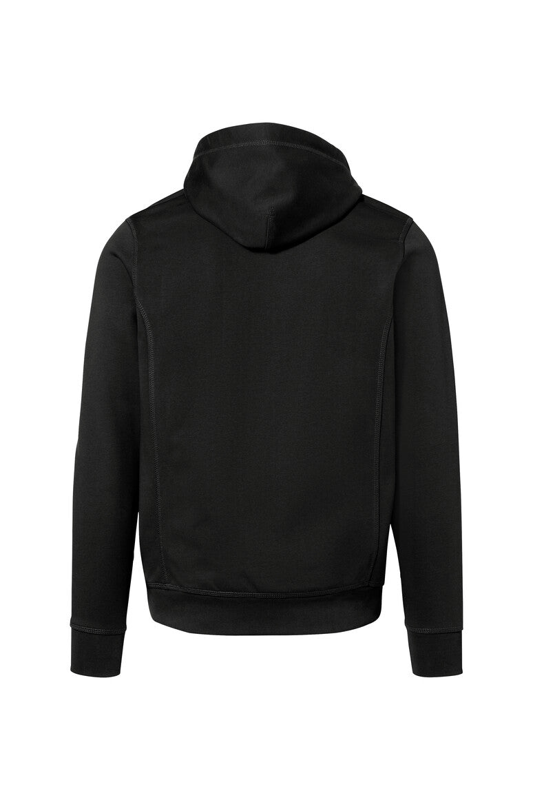 HAKRO Kapuzenjacke Bonded ECO - Schwarz/silber - 3