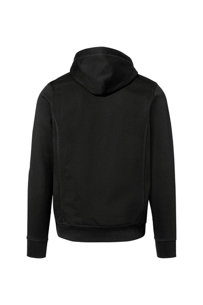 HAKRO Kapuzenjacke Bonded ECO - Schwarz/silber - 3