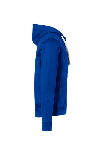 HAKRO Kapuzenjacke Bonded ECO - Royalblau/silber - 4