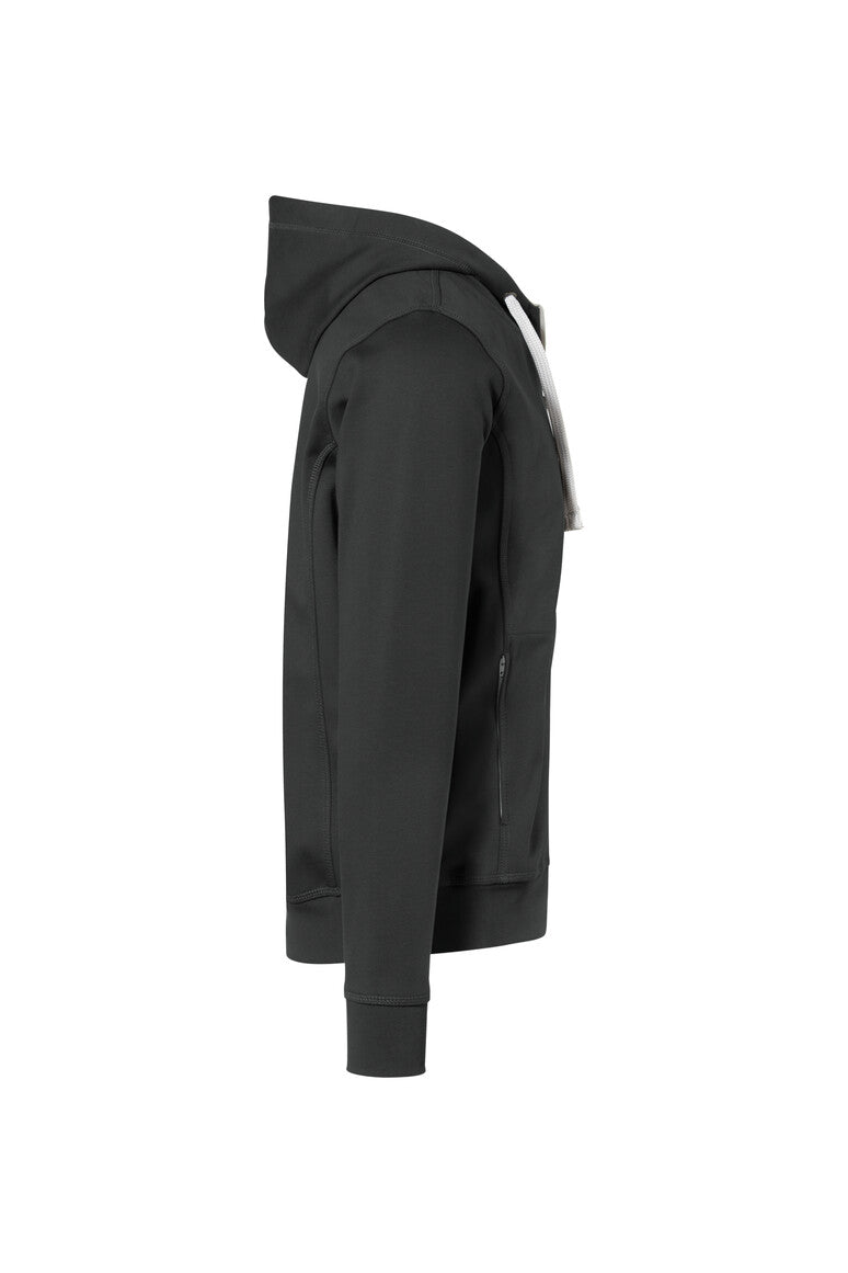 HAKRO Kapuzenjacke Bonded ECO - Anthrazit/silber - 4