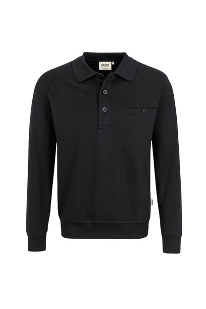 HAKRO Pocket-Sweatshirt Premium - Schwarz - 1
