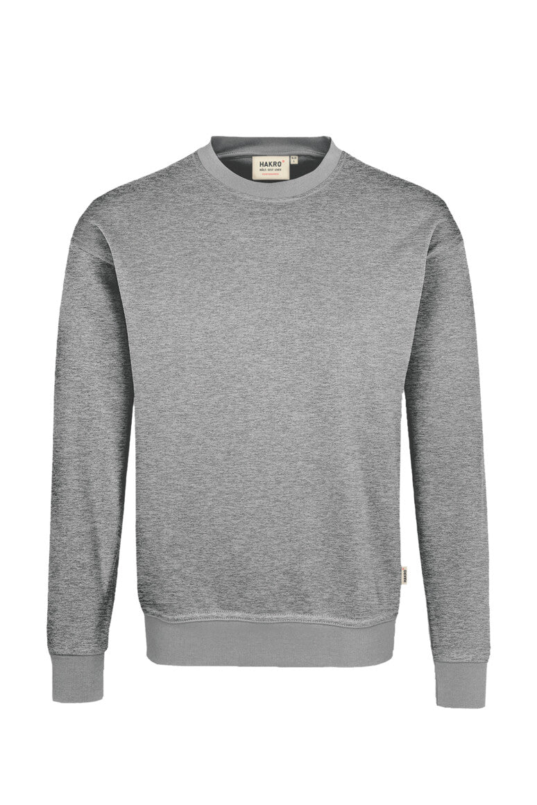 HAKRO Sweatshirt MIKRALINAR® - Grau meliert - 1